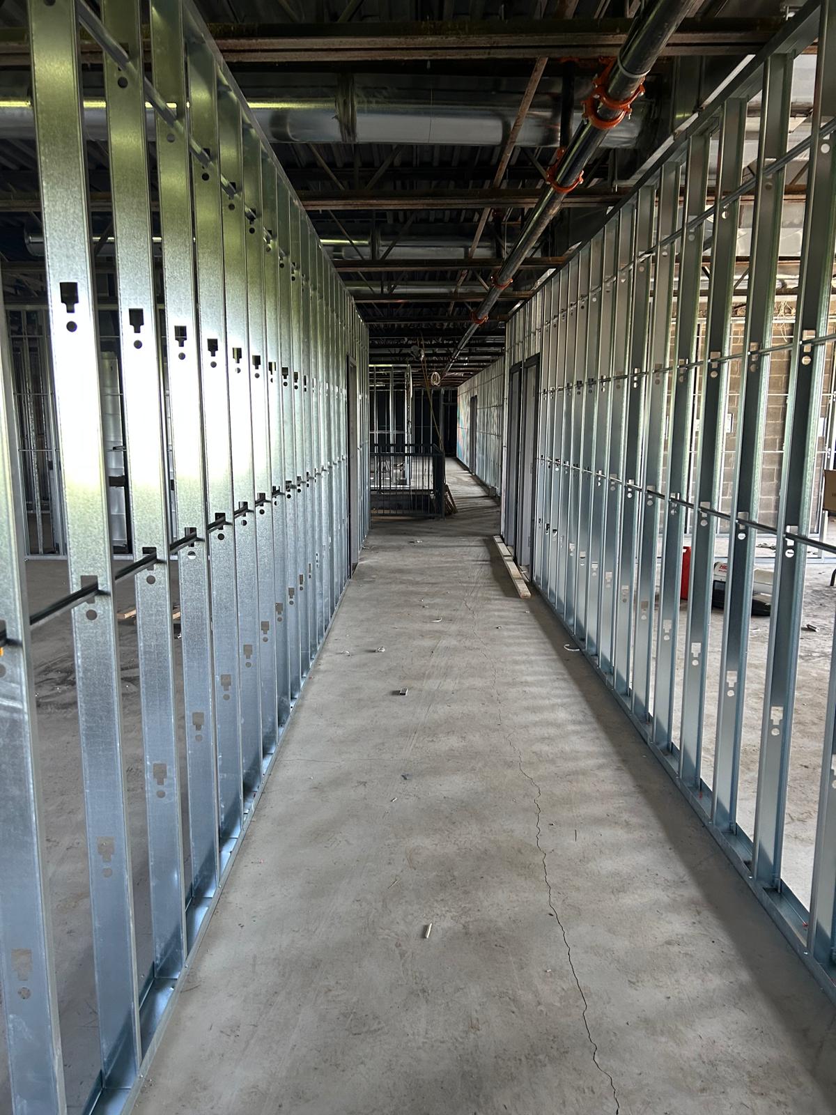 Recent construction progress