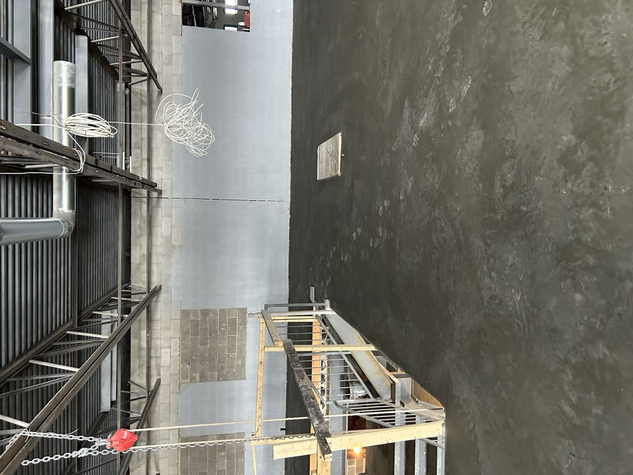 Second floor concrete