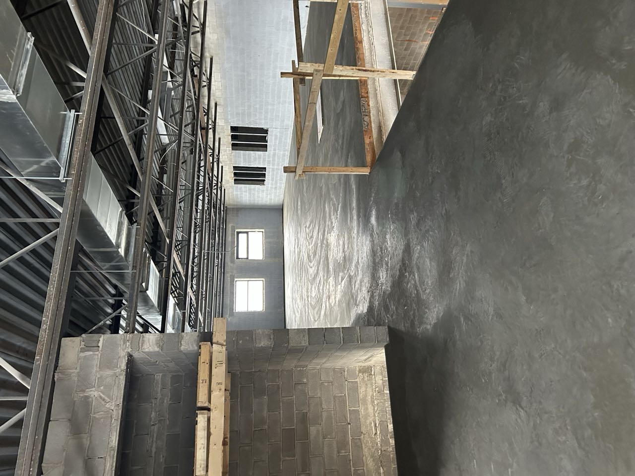 Second floor concrete